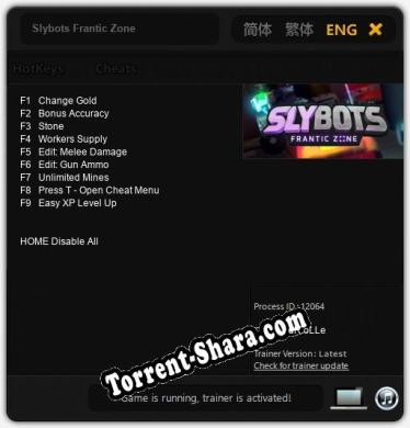Slybots Frantic Zone: Читы, Трейнер +9 [dR.oLLe]