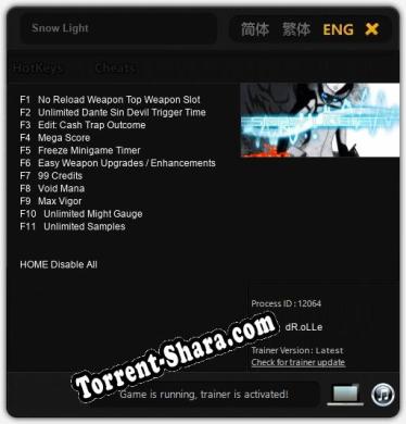 Snow Light: Читы, Трейнер +11 [dR.oLLe]