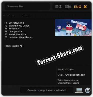 Snowman Mo: Трейнер +6 [v1.3]