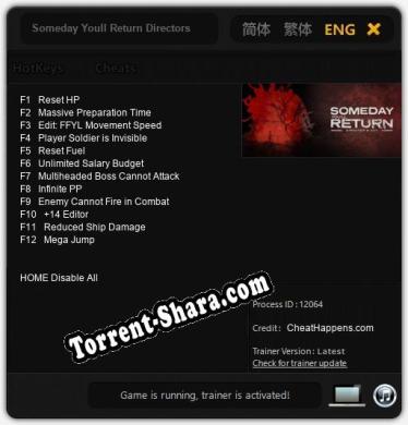 Someday Youll Return Directors Cut: ТРЕЙНЕР И ЧИТЫ (V1.0.65)