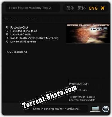Space Pilgrim Academy Year 2: Трейнер +5 [v1.2]