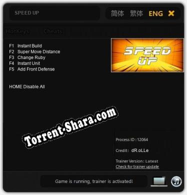 SPEED UP: Читы, Трейнер +5 [dR.oLLe]