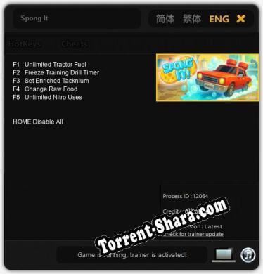 Spong It: Трейнер +5 [v1.6]