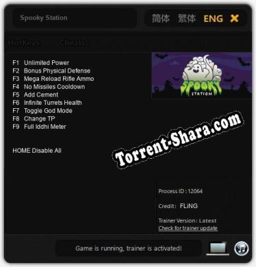 Spooky Station: ТРЕЙНЕР И ЧИТЫ (V1.0.78)