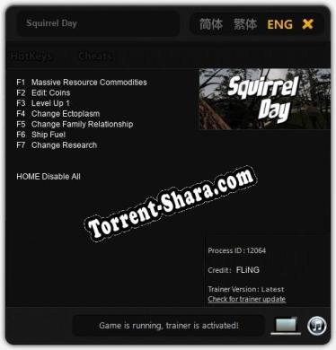 Squirrel Day: ТРЕЙНЕР И ЧИТЫ (V1.0.84)