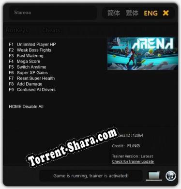 Starena: Трейнер +9 [v1.1]