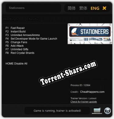 Stationeers: Трейнер +8 [v1.2]
