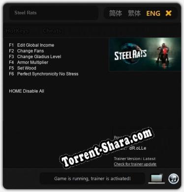 Steel Rats: Трейнер +6 [v1.5]