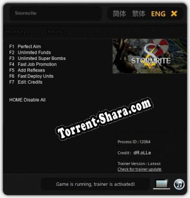 Stormrite: Трейнер +7 [v1.8]