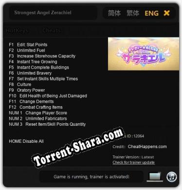 Strongest Angel Zerachiel: Трейнер +15 [v1.8]
