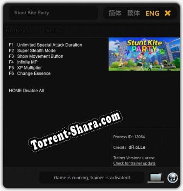 Stunt Kite Party: Трейнер +6 [v1.8]