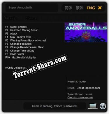 Super Amazeballs: ТРЕЙНЕР И ЧИТЫ (V1.0.81)