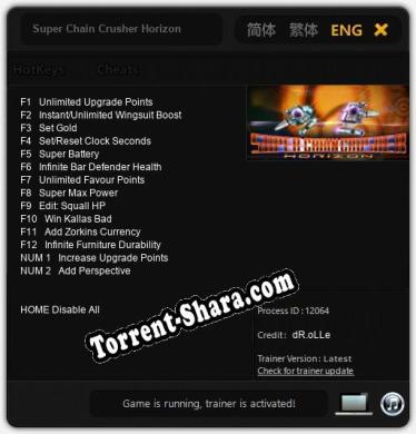 Super Chain Crusher Horizon: Читы, Трейнер +14 [dR.oLLe]