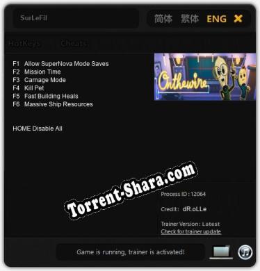 SurLeFil: Трейнер +6 [v1.3]