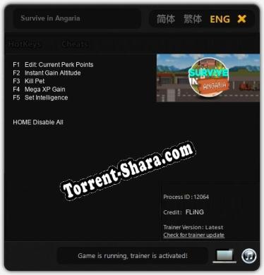 Survive in Angaria: ТРЕЙНЕР И ЧИТЫ (V1.0.40)