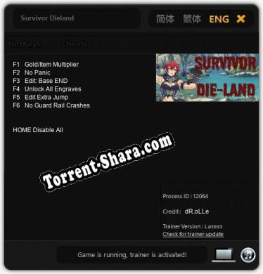Survivor Dieland: ТРЕЙНЕР И ЧИТЫ (V1.0.59)