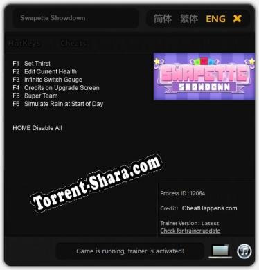 Swapette Showdown: Читы, Трейнер +6 [CheatHappens.com]