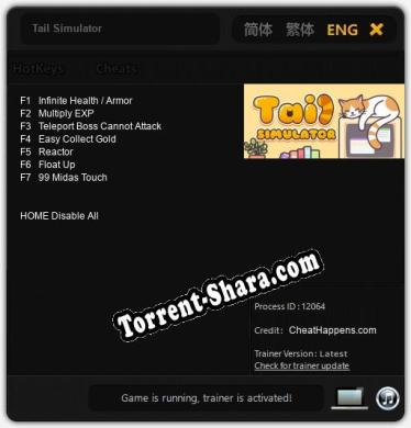 Tail Simulator: Читы, Трейнер +7 [CheatHappens.com]