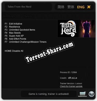 Tales From the Herd: Читы, Трейнер +7 [dR.oLLe]
