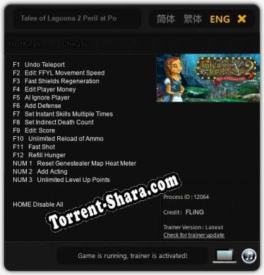 Tales of Lagoona 2 Peril at Poseidon Park: Трейнер +15 [v1.3]
