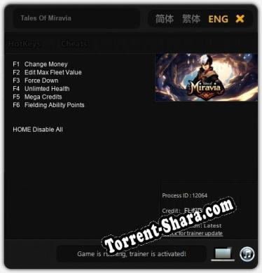 Tales Of Miravia: Трейнер +6 [v1.7]