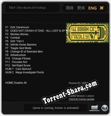 TBoF (The Book of Fredley): Трейнер +14 [v1.9]