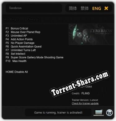 Terebron: Трейнер +10 [v1.9]