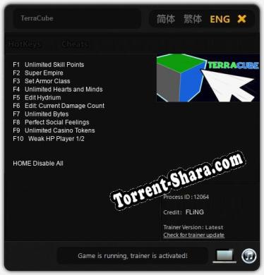 TerraCube: Трейнер +10 [v1.4]