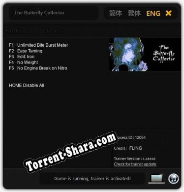 The Butterfly Collector: Трейнер +5 [v1.9]