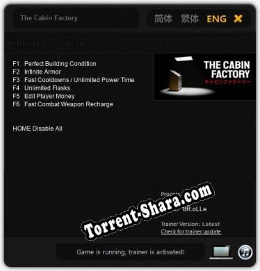 The Cabin Factory: ТРЕЙНЕР И ЧИТЫ (V1.0.86)
