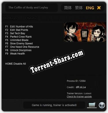 The Coffin of Andy and Leyley: Трейнер +9 [v1.9]