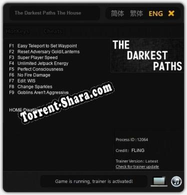 The Darkest Paths The House: ТРЕЙНЕР И ЧИТЫ (V1.0.20)