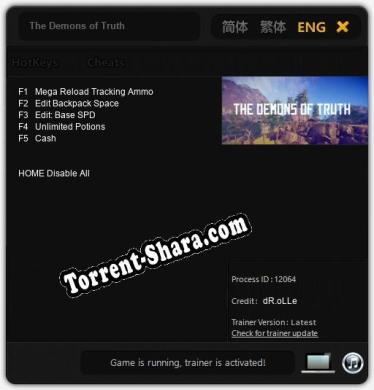 The Demons of Truth: Читы, Трейнер +5 [dR.oLLe]
