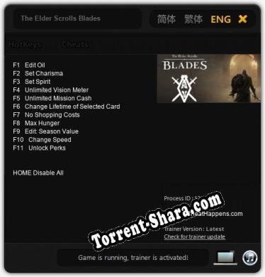 The Elder Scrolls Blades: Трейнер +11 [v1.4]