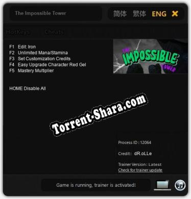 The Impossible Tower: Трейнер +5 [v1.1]