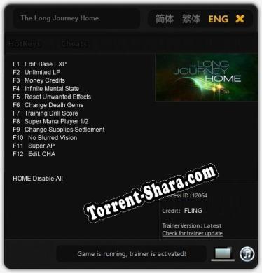 The Long Journey Home: Трейнер +12 [v1.4]