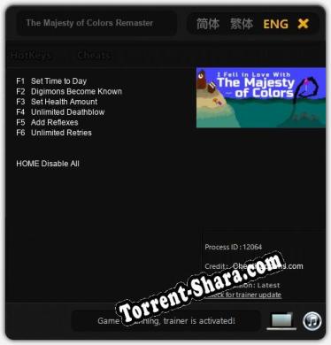 The Majesty of Colors Remastered: Читы, Трейнер +6 [CheatHappens.com]