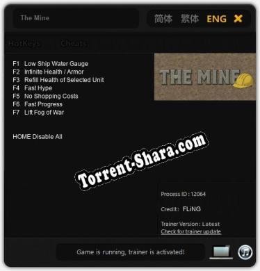 The Mine: ТРЕЙНЕР И ЧИТЫ (V1.0.66)