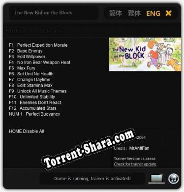 Трейнер для The New Kid on the Block [v1.0.1]