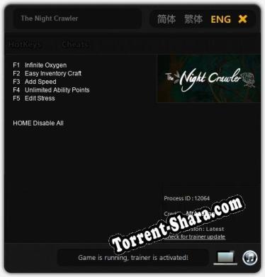 The Night Crawler: Трейнер +5 [v1.1]