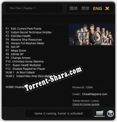 The One Chapter 1: ТРЕЙНЕР И ЧИТЫ (V1.0.43)