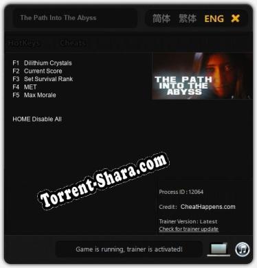 The Path Into The Abyss: Трейнер +5 [v1.3]