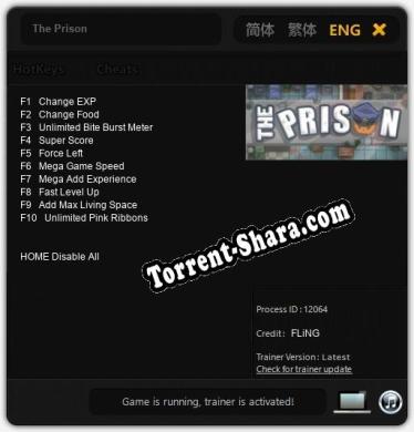 Трейнер для The Prison [v1.0.1]