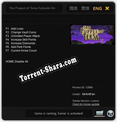 The Puppet of Tersa Episode One: ТРЕЙНЕР И ЧИТЫ (V1.0.25)