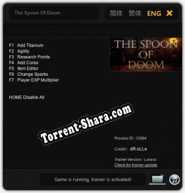 The Spoon Of Doom: Читы, Трейнер +7 [dR.oLLe]