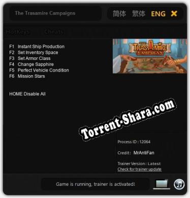 The Trasamire Campaigns: Трейнер +6 [v1.5]