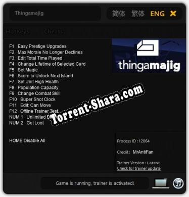 Thingamajig: Читы, Трейнер +14 [MrAntiFan]