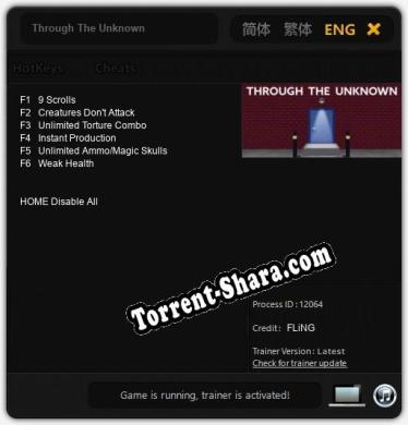 Through The Unknown: Трейнер +6 [v1.7]