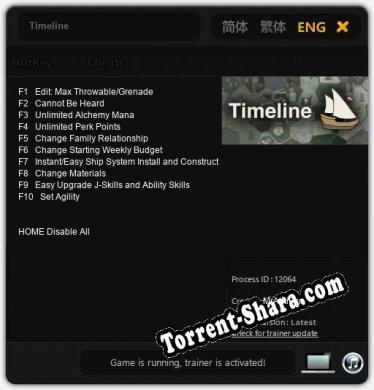 Timeline: ТРЕЙНЕР И ЧИТЫ (V1.0.62)