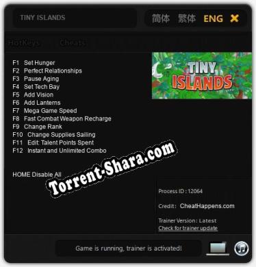TINY ISLANDS: ТРЕЙНЕР И ЧИТЫ (V1.0.63)